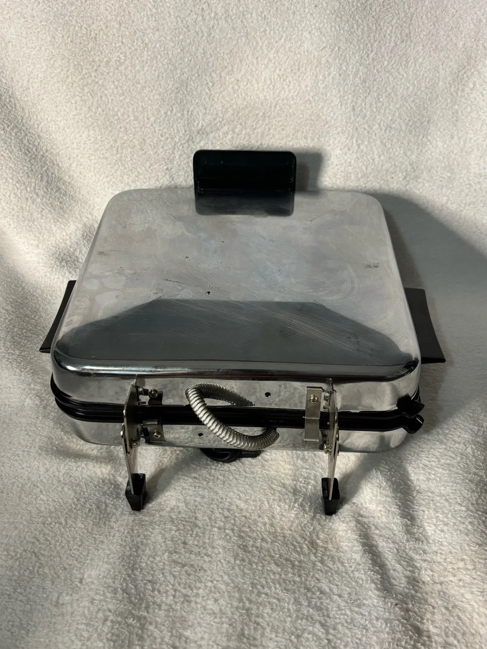 Stainless Steel Electric Pan - Silver